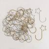 Star Shape Anti Rust Metal Wire Christmas Tree Hooks