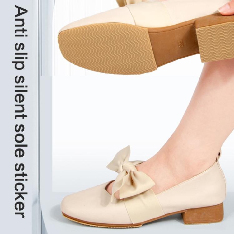 Retangular Adhesive Shoe Tread Patches Slip Resistant Shoe Tread Cushioning Pad Large Textured Shoe Protectors Pad