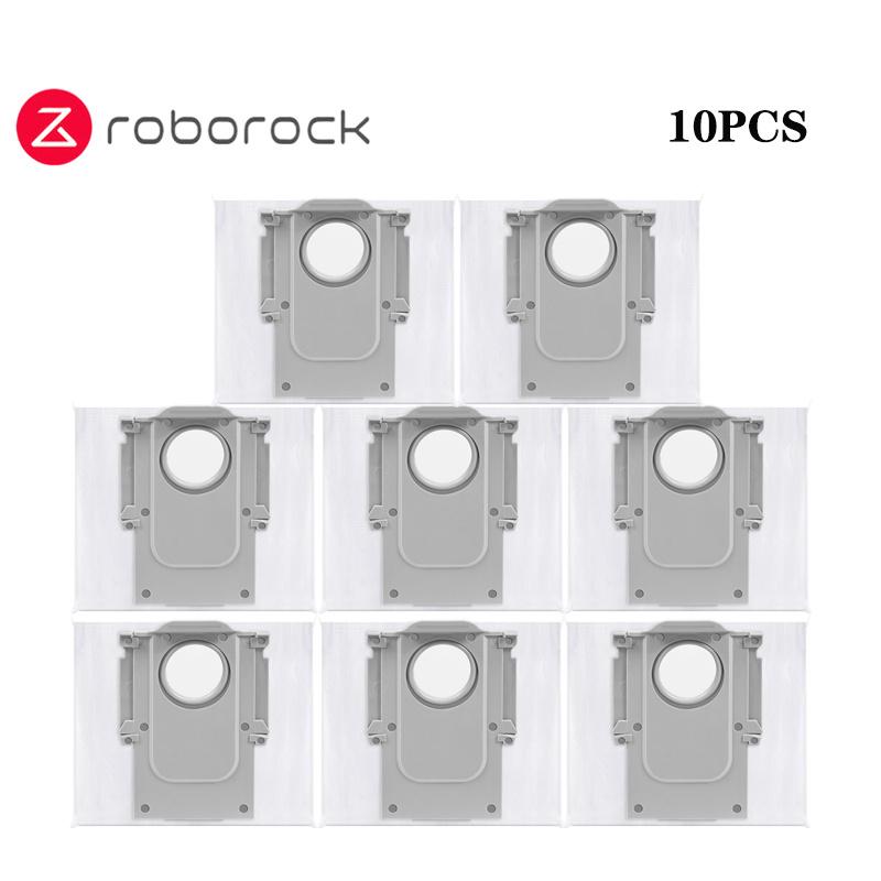 Roborock Saros 10/Roborock S9 MaxV Ultra Robot Vacuum Spare Parts Main Side Brushes Mop Cloths HEPA Filters Dust Bags Accessorie