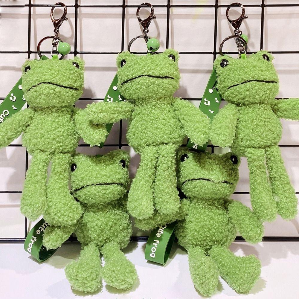 Handtaschenzubehör Frosch Schlüsselanhänger Handtaschen Schlüsselanhänger Cartoon Schlüsselanhänger Neue Plüschtier Schlüsselanhänger