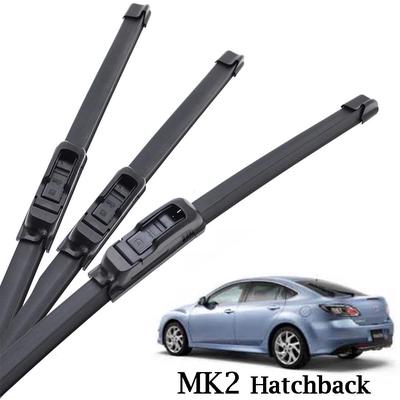 3 pezzi set spazzole tergicristallo anteriori e posteriori per Mazda 6 GH1 MK2 Hatchback 2007 2008 2009 2010 2011 2012