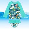 2025 Children's Long-Sleeve Split Bikini Swimsuit for European and American Markets - Beachwear