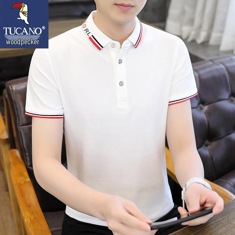 TUCANO Men s Slim Fit Wrinkle-Free Short Sleeve Polo Shirt 5XL