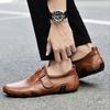 Moda makosen ayakkabı erkekler hakiki yumuşak rahat Slip-on mokasen el yapımı adam rahat ayakkabılar sürücü yürüyüş lüks eğlence