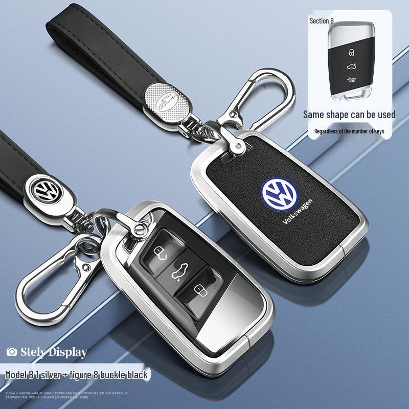 Volkswagen Key Case for Tiguan L, Lavida, Sagitar, Tayron, Bora, Magotan, Golf 7, Polo, T-Roc
