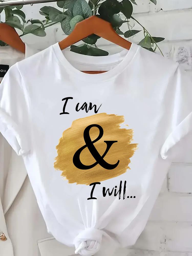 (Asian Size) trend flower love heart o-neck Lady Fashion Women Graphic Tee Short Sleeve T-shirts Casual Clothing Printed Female Top T Shirt