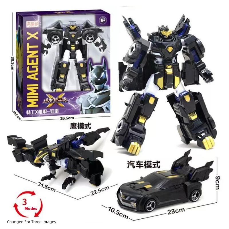 

Для Mini Force Agent X Transformation Super Dinosaur Power Toys Фигурки MiniForce X Deformation Mecha Robot, подарки для детей No Box