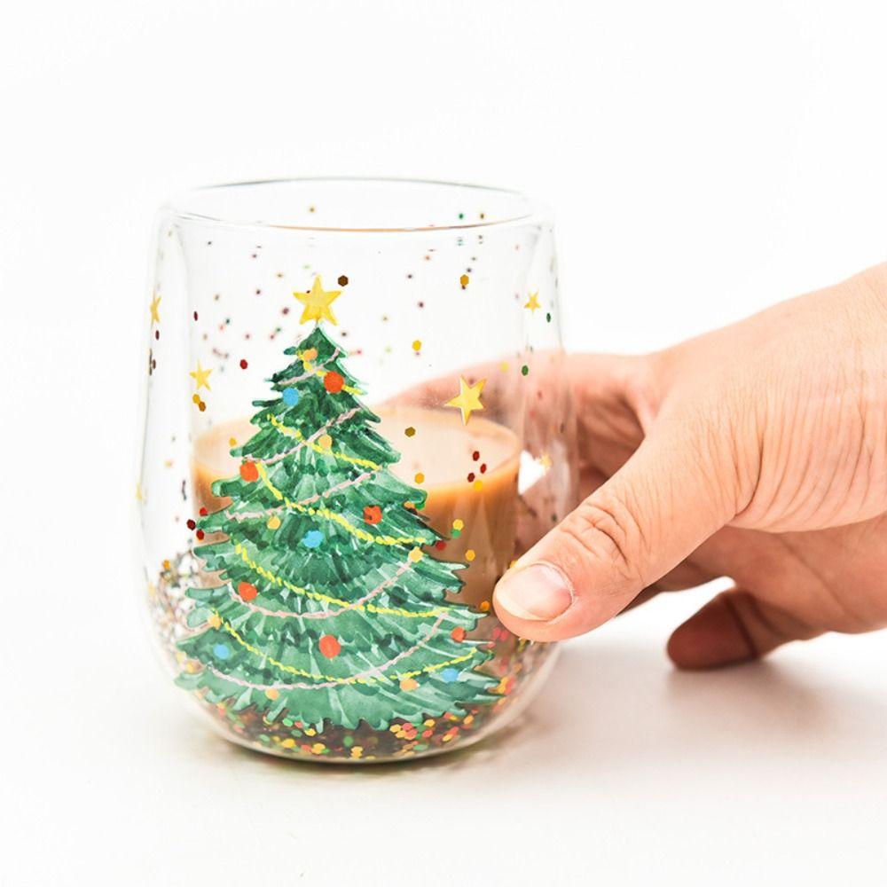 

350ml Christmas Tree Cup Cute Tea Cup Drinkware Coffee Mug Milk Christmas Tree