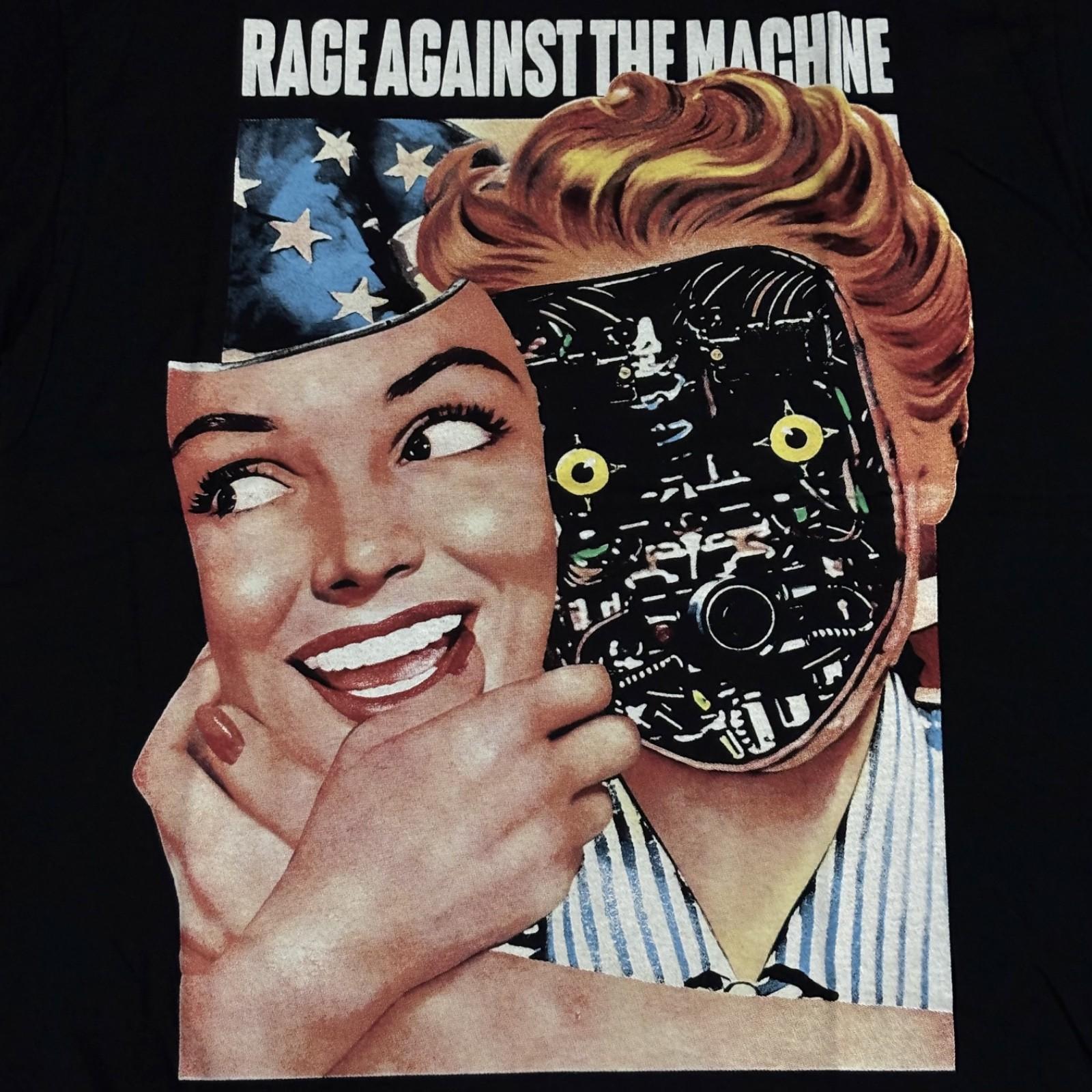 Rage Against The Machine Public Service Announcement Tour VTG L T-Shirt Mens Womens Tees Top REPRINT 3XL