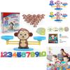 Lustiges Mathe-Zählspiel für Kinder Affen-Balance-Spielzeug-Set für Vorschulkinder