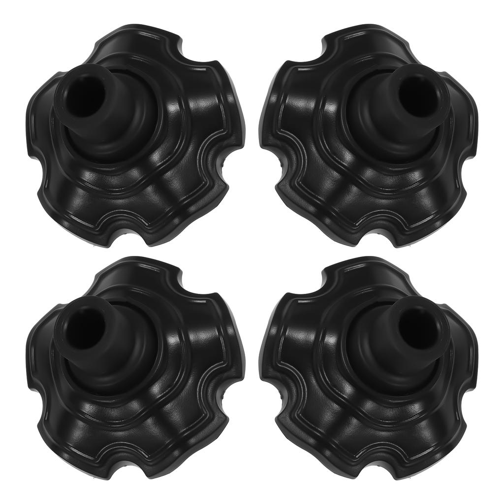 13mm Tube Diameter Anti Slip Furniture Legs For Chairs Moon Chair Foot Cover Black Nylon Table Leg Protectors Wear Resistant