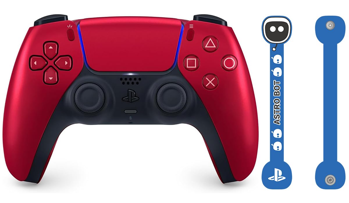 

DualSense Wireless Controller Volcanic Red Astro Robot Design with Cord Holder [Genuine Product] (CFI-ZCT1J07)