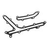 2x Oil Gallery Gaskets 13533JK21A 13533JK21B For Infiniti G35 G37 EX35 FX35 QX70
