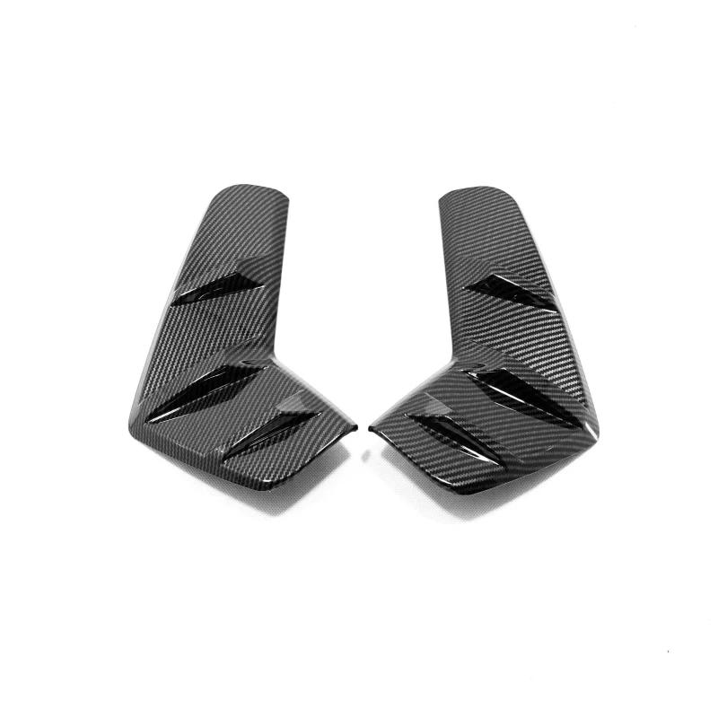 For Toyota RAV4 RAV 4 XA50 - ABS Carbonfiber Front Foglight Fog Light Lamp Cover Trim Frame Sticker Exterior Accessories