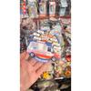Hong Kong milk tea, pineapple oil, Dim sum, train, movable, cultural and creative magnetic refrigerator sticker
