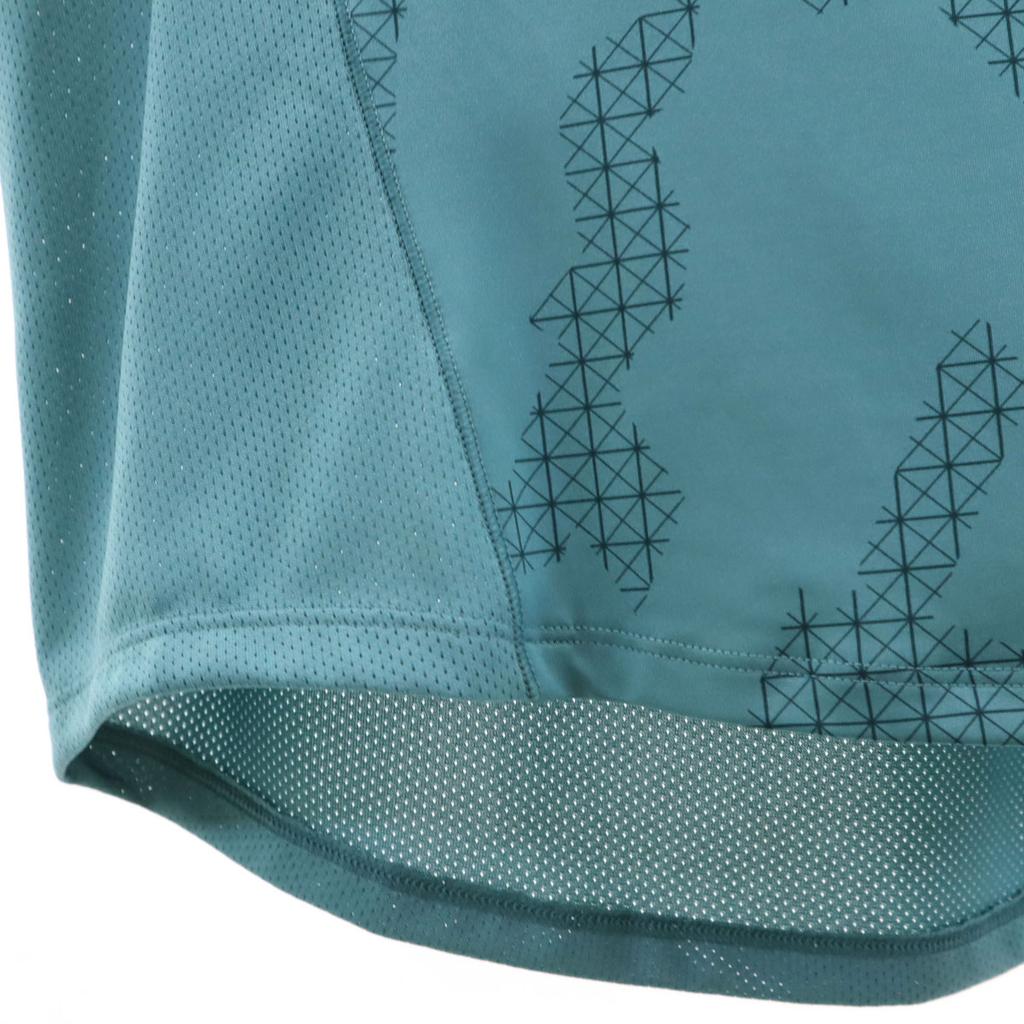 Under Armour Trainings T-Shirt kurzärmlig Mesh-Einsätze XL Grün System Herren Gebraucht