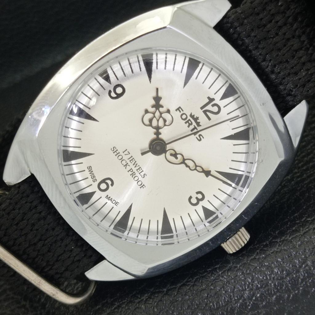 

REFURBISHED HAND-WINDING SWISS MENS SILVER COLOR DIAL WATCH a431822-2 R108-a431822