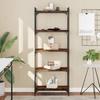VidaXL 5-Tier Bookcase Smoked Oak 60x30x154cm Engineered Wood 837659