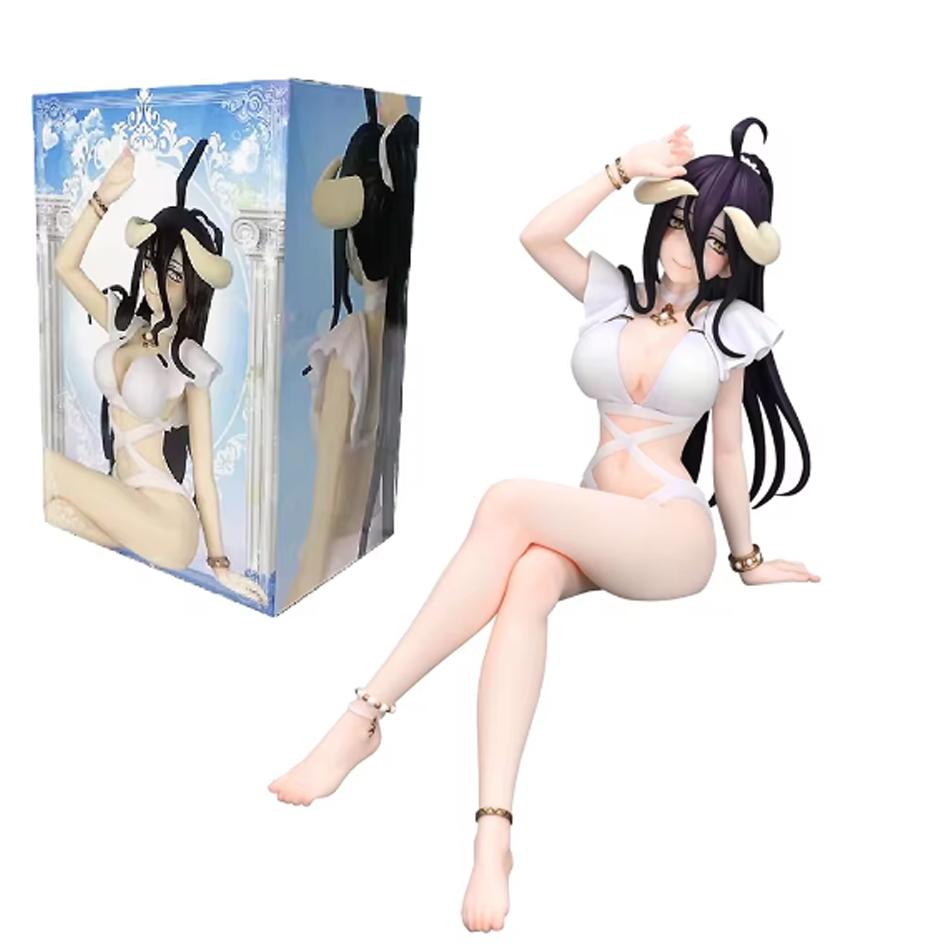 Albedo 13/16Cm Anime Figure Swimsuit Models Collection Ornaments Action Noodle Stopper Model Pvc Collectible Toy Brithday Gift