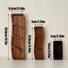 Multiple Compartment Storage Tray Made of Bamboos for Snacks Organization Prevents Flavor Mixing Stylish Irregular Color Pattern