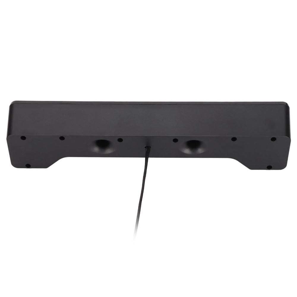 With Volume Control Computer Speaker USB Powered Soundbar Wired Connection  TV Entertainment