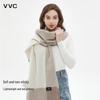 VVC Women's Winter Plaid Wool Scarf & Shawl