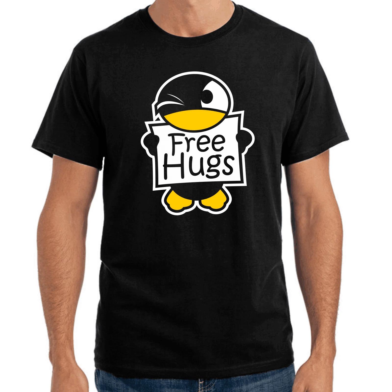 Men s and Women s T-shirts Pinguin Avec Des Citations Drôles Cadeau Amusant Comédie Fun L