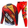 Set di abbigliamento da motocross per bambini 4 5 6 7 8 9 10 11 12 13 anni Ragazzi Bambino Motociclista Ragazzo Ragazza Maglia Pantaloni Kit tuta da corsa Fuoristrada Enduro MX MTB