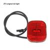 Universal Tail Warning Light Plastic Electric Scooter Rear Mudguard Light  for ZT3 G2 G30