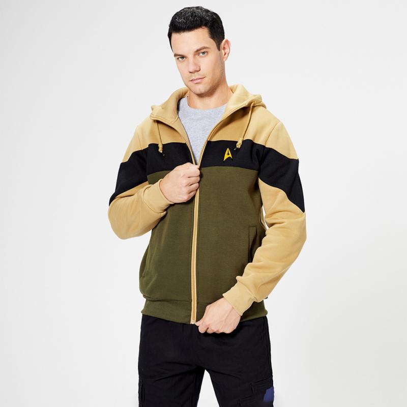 

Горячая модная толстовка с капюшоном Star Trek Peripheral для мужчин и женщин, модная уличная толстовка в стиле ретро XL коричневый