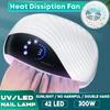 300W Professional LED Nail Lamp Quick Sensor Polish Gel Dryer Machine Double Light Source Infrared Intelligent 42Pcs