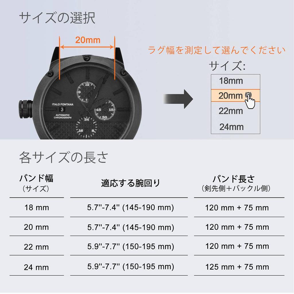 WOCCI Correa de Reloj de Repuesto de Cuero Vintage de 18 mm Correa de Reloj Retro de Cuero Genuino con Hebilla Negra, (Marrón dorado)