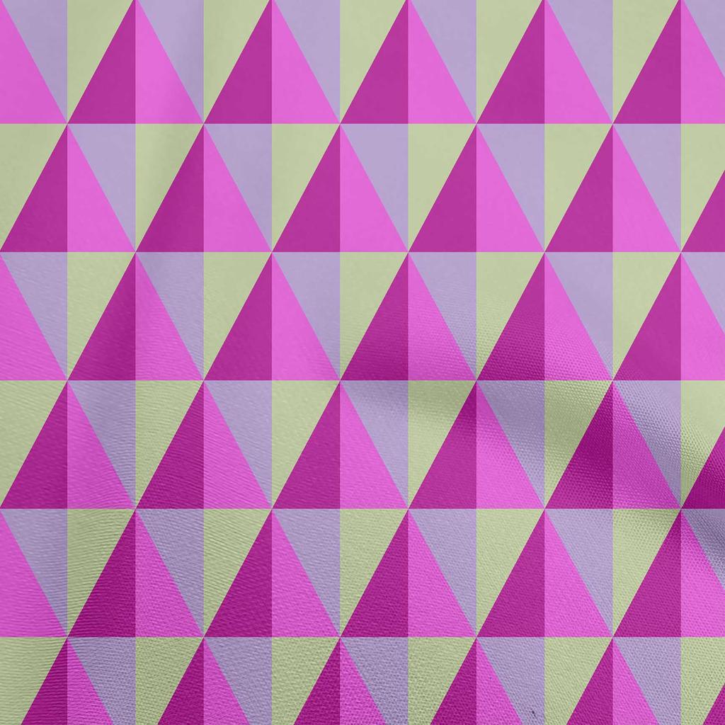 oneOone Cotton Flex Green Fabric Geometric Diy Clothing Quilting Fabric Print Fabric By Yard 40 Inch