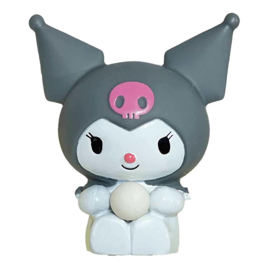Cute Sanrio Kuromi My Melody Bubble Blowing Stress Relief Toy Soft Pu Material Adorable Squishy Decompression Artifact Kuromi
