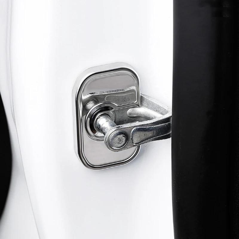 My Good Car Car Styling Door Lock Cover Case Auto Emblems Stickers For Tesla Model S X Car Accessories