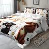 Pet Dog  Bedding Set, Elsa, Bear, Duvet Cover, Queen with Pillowcase, 3D, Children's Bedding Set