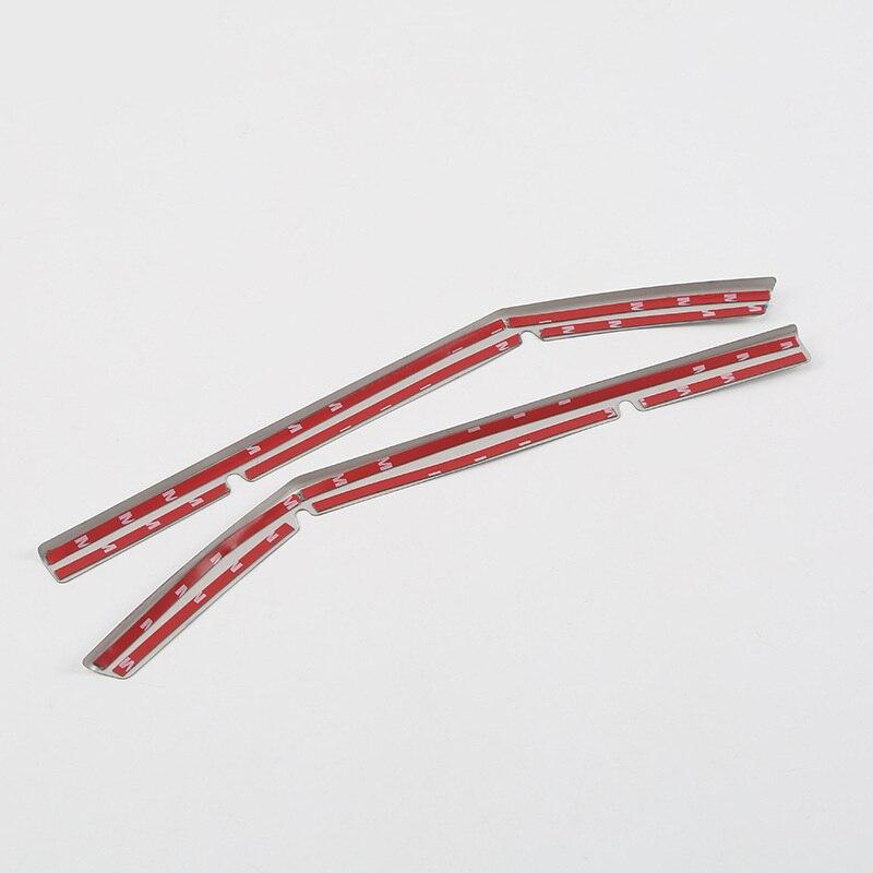 Pro Land Cruiser Prado 150 FJ150 LC200 2016 2017 2018 2 ks/sada Nerezová ocel Přední Spodní Lišta Nárazníku