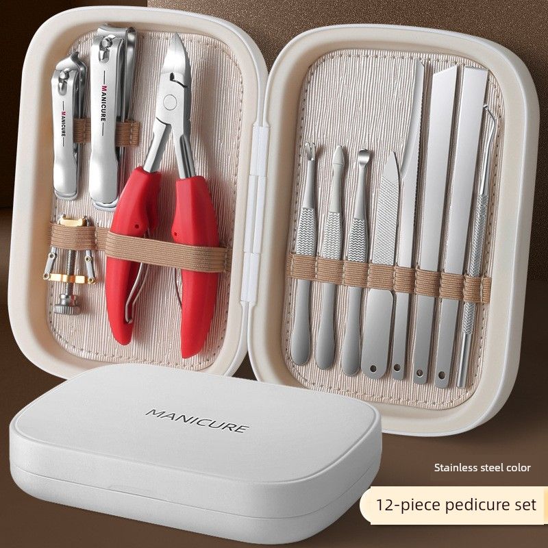 Nail Clippers Suit Nail Scissors For Home Unisex Special Use Pedicure Tools Nail Clipper Pliers Original Manicure 18-Piece Set