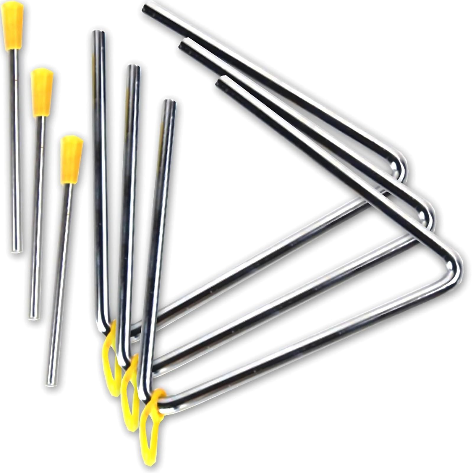 COLORBIRD Треугольник 3-х предметный ударный инструмент (6-дюймовый 15 см)