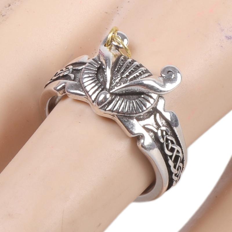 Gothic Owl Design Adjustable Copper Ring Unique Unisex Jewelry Finger Accessories For Everyday Wear Or Gifting