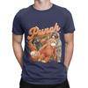 Punch Monkey Graphic Funny 100 Cotton TShirt Bib Punch The Monkey Tops Tees For Unisex