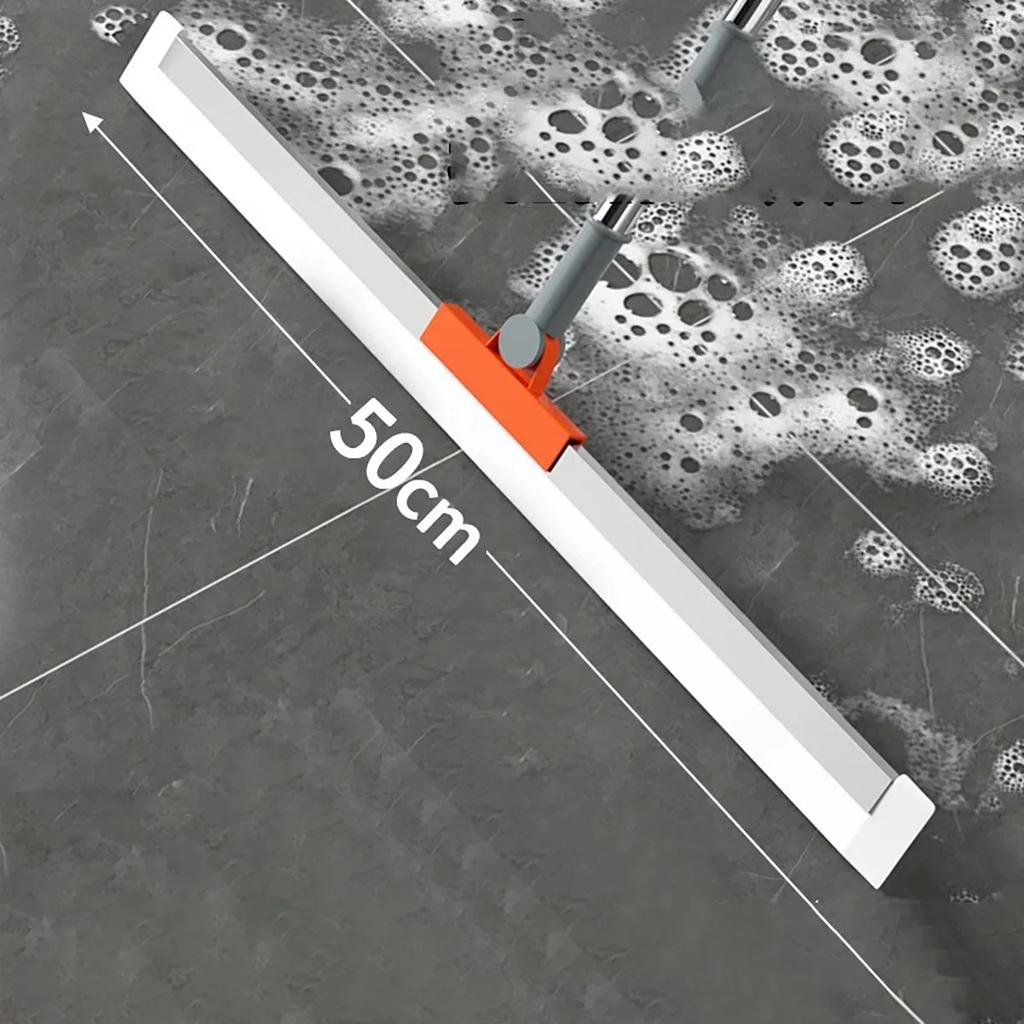 Silikonowa Miotła-Skrobak Magiczna Wycieraczka Wysokie Miejsca Myjka do Szkła Mop Podłogowy Gospodarstwo Domowe Łazienka Zamiatanie Woda Silikonowa Miotła-Skrobak Mag