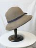 Hepburn wind shade straw hat women's retro foldable basin hat literary fisherman hat simple sun hat casual cool hat