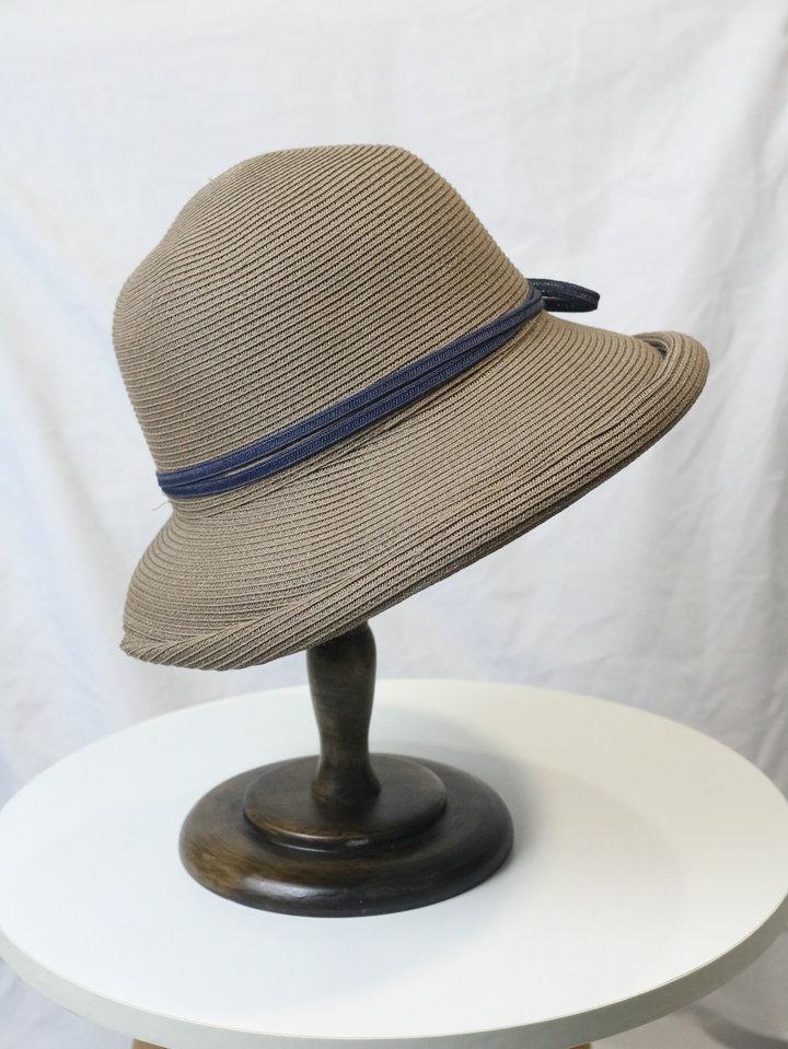 Hepburn wind shade straw hat women's retro foldable basin hat literary fisherman hat simple sun hat casual cool hat