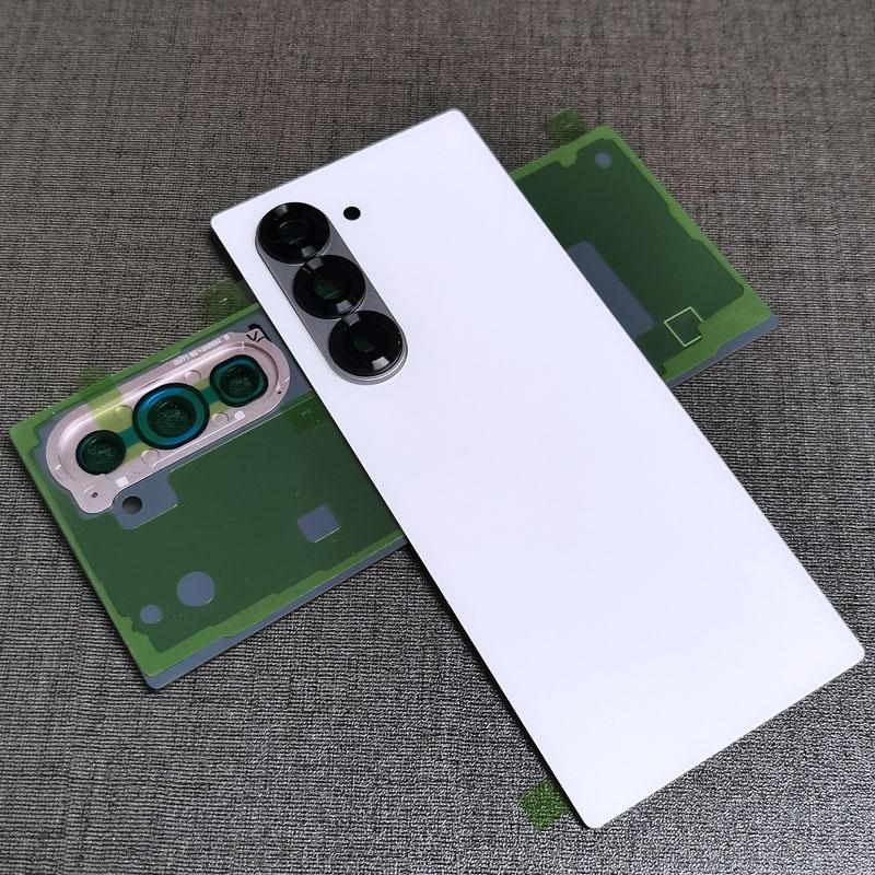 For Samsung Galaxy Z Fold 6 Fold6 5G Back Battery Cover Glass Door Rear Housing Cover Replacement With Camera Lens z fold6 F956B