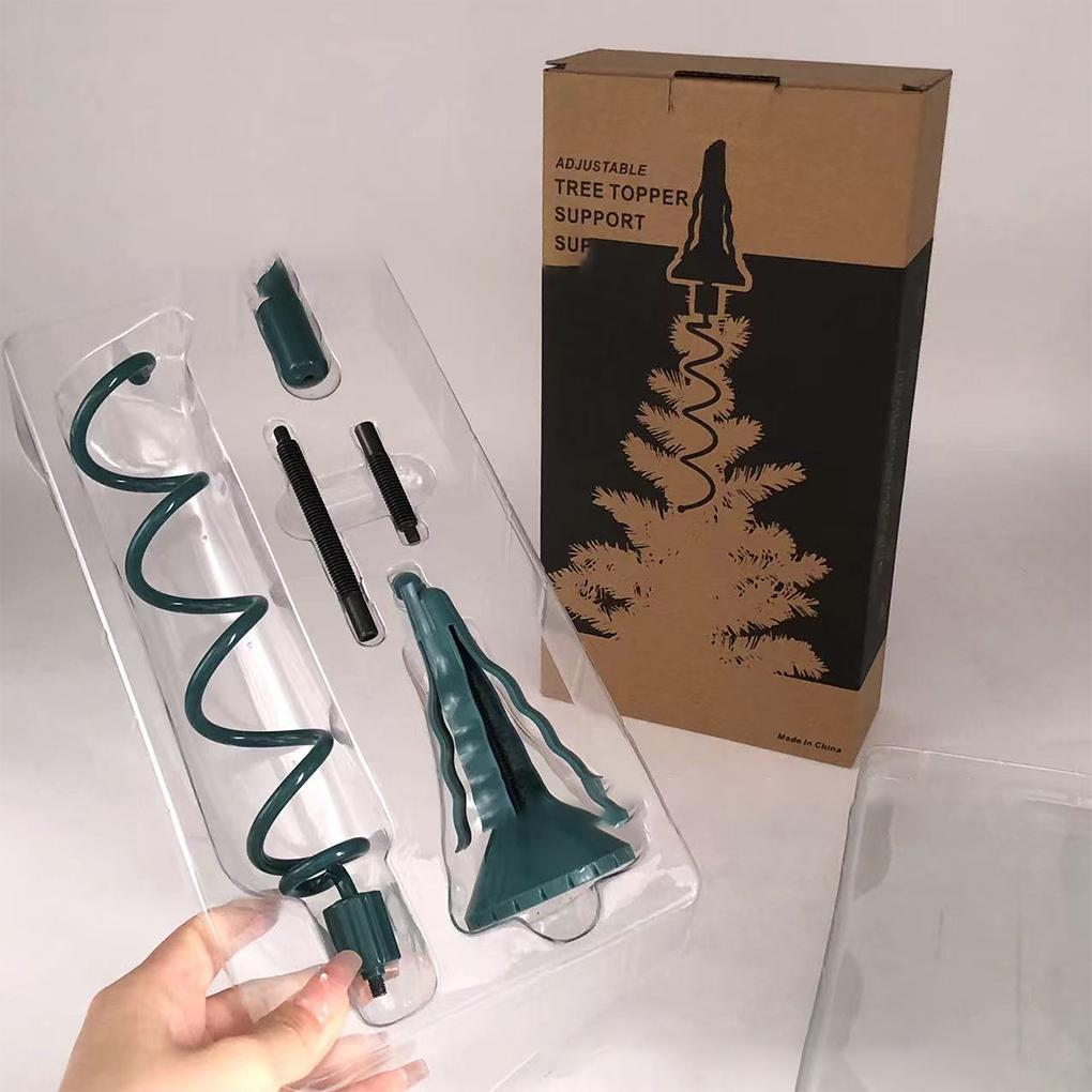 New Universal Adjustable Tree-Topper Holder For Christmas Trees For Stabilizing And Support Top Decorations Fits Any Treetop