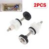 Kit de 2 vis de fixation pour réservoir de toilette anti-corrosion Ajustement universel Pièces de rechange pour toilette pour l'entretien des salles de bain d'hôtel et d'appartement