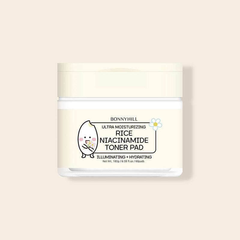 BONNYHILL Осветляющий тонер-пэд с ниацинамидом для лица (60 подушечек)