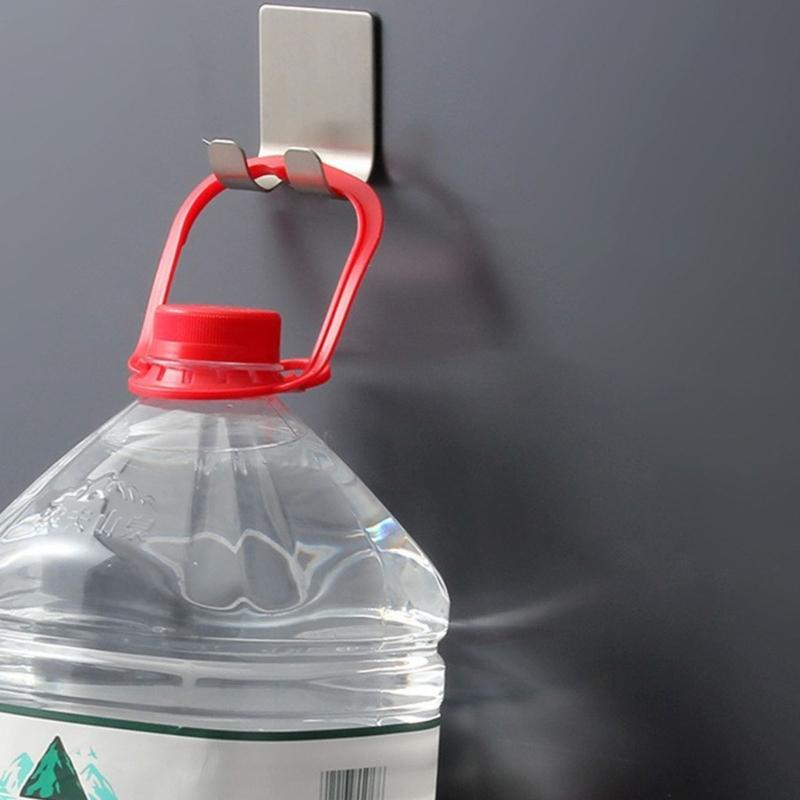 Stainless Steel Drillless Bathroom Razors Holder Wall Mounted Hook For Shaver Organizers Waterproof Rustproof Bath Storage Solution