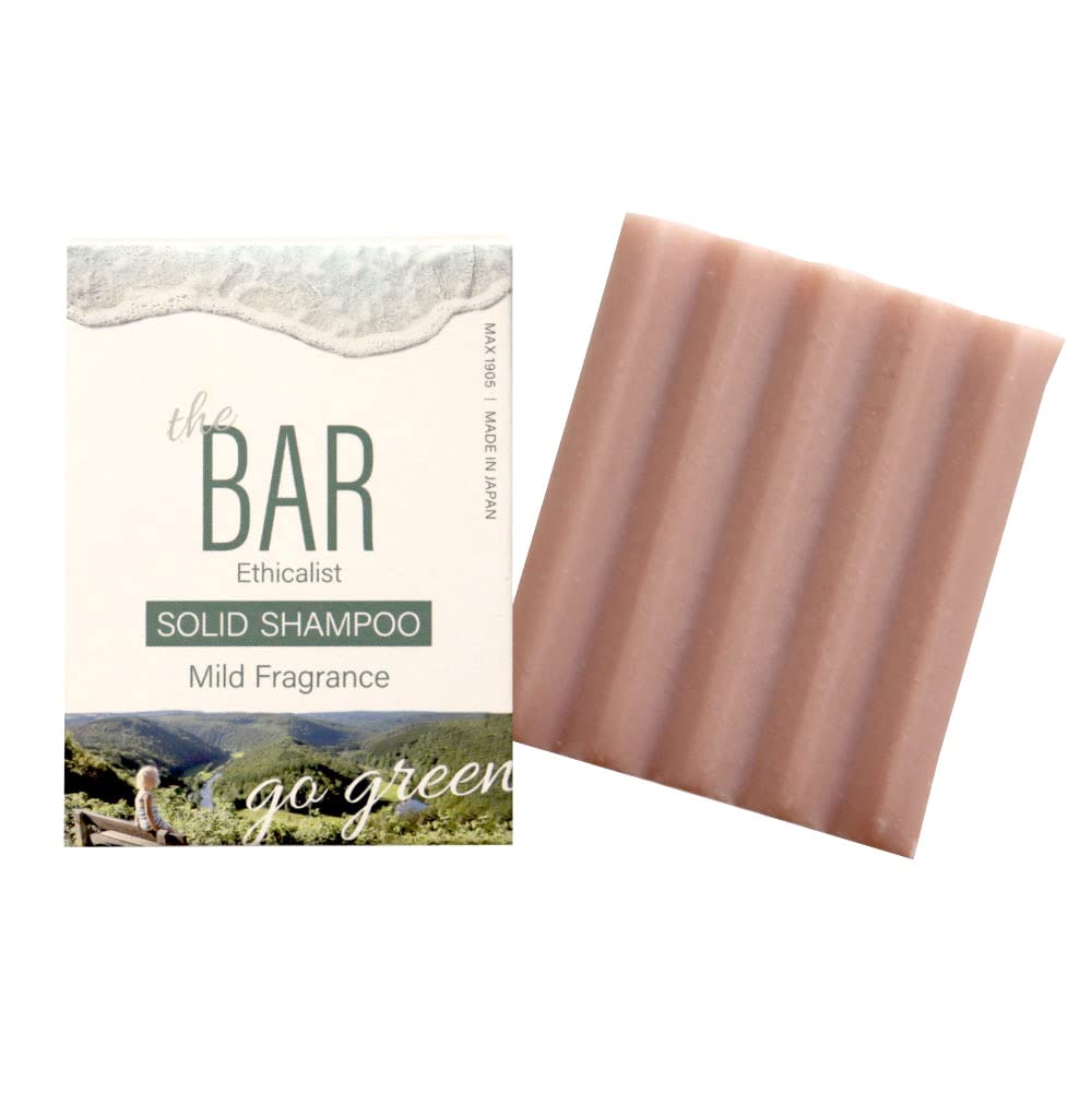 TheBAR Solid Functional Highly Organic Solid Shampoo Mild Floral Musk Made In Japan Shampoo, Mild, Foaming, Ingredients, Concentrated, Bar, Fragrance,